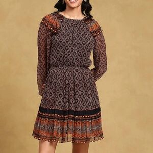 LABEL‎ RITU KUMAR Brown Elliot Dress